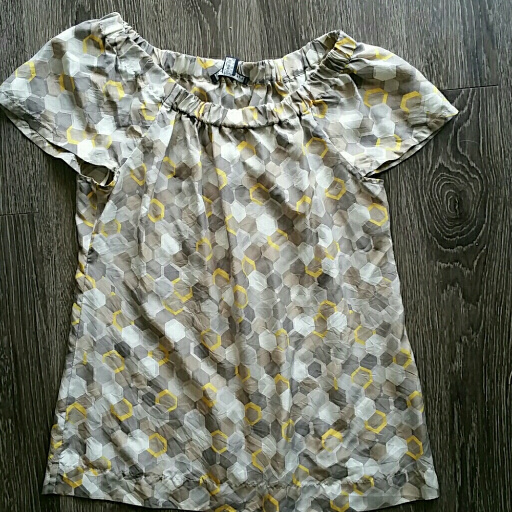 Banana Republic cap sleeve blouse